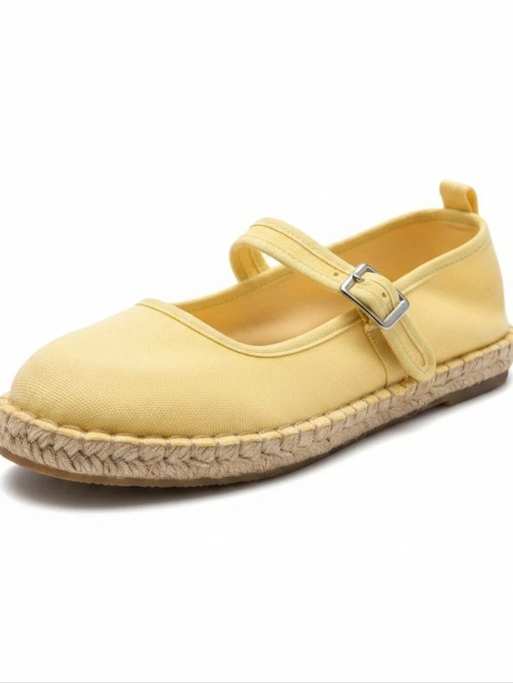 Nwt Old Navy Women’s Yellow Mary Jane Espadrille Flats